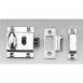 Compact Door Locks, Surface Mount