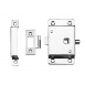 Compact Door Locks, Metal, Surface Mount