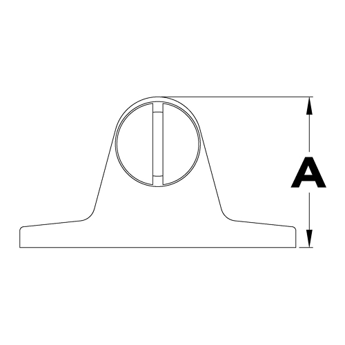 Heavy Duty Straight Base Deck Hinge 2