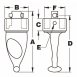 Round Female Removable Top Fittings