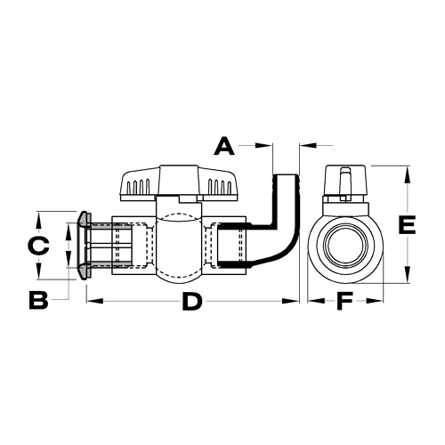 Ball Valves, with Thru Hull 2