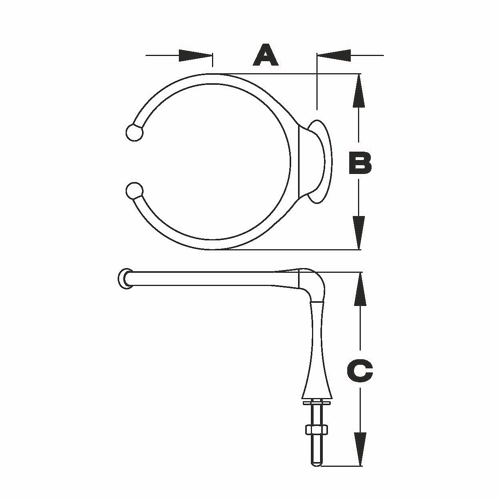 1-Cup Drink Holders, Stud Mount 2