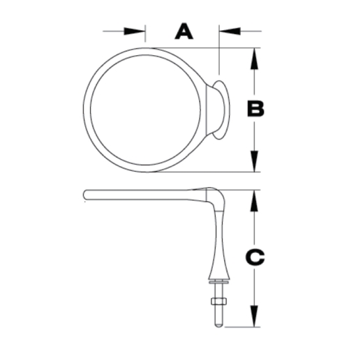 1-Cup Drink Holders, Closed Ring, Stud Mount 2