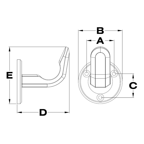 Hooks, Concealed Fastener 2