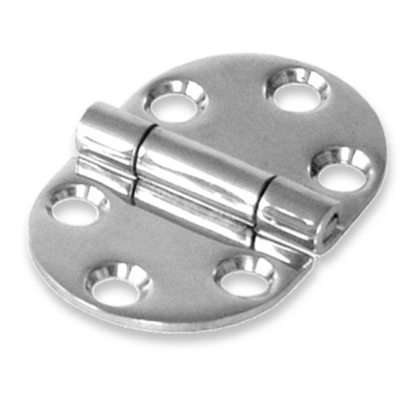 1-7/8" Round Side Hinges, Top Pin