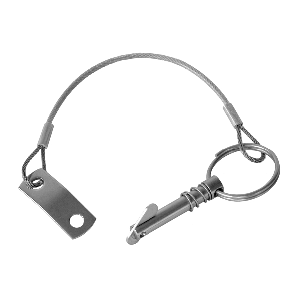 Lanyards, Spring-Loaded Clevis Pin