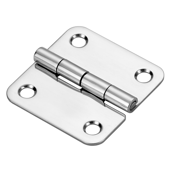 2" Round Side Hinges, Top Pin